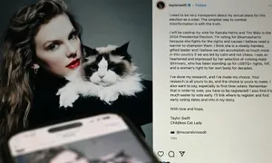 Taylor Swift giúp lượng truy cập website bầu cử tăng hơn 10 lần Taylor Swift giúp lượng truy cập website bầu cử tăng hơn 10 lần