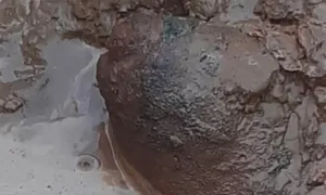 Phát hiện bom nặng 500 kg khi thi công kè chống sạt lở Phát hiện bom nặng 500 kg khi thi công kè chống sạt lở