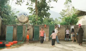 Xây nhà tắm cho học sinh vùng cao Xây nhà tắm cho học sinh vùng cao