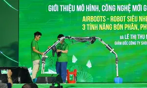 Trình diễn giải pháp bền vững ngành lúa gạo tại Mekong Startup 2024 Trình diễn giải pháp bền vững ngành lúa gạo tại Mekong Startup 2024