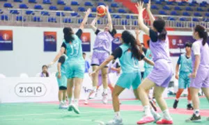 Kim Liên, Phan Đình Phùng, Đống Đa, Vinschool Smart City tranh tài ở bán kết nữ giải bóng rổ trẻ Cup Ziaja Kim Liên, Phan Đình Phùng, Đống Đa, Vinschool Smart City tranh tài ở bán kết nữ giải bóng rổ trẻ Cup Ziaja
