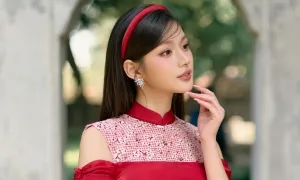 Áo dài cảm hứng xuân thì Áo dài cảm hứng xuân thì