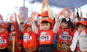 2.000 em nhỏ hoàn thành đường chạy Kun Marathon Hải Phòng 2.000 em nhỏ hoàn thành đường chạy Kun Marathon Hải Phòng
