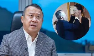 'Trùm TVB' bị chỉ trích vì nựng má diễn viên 'Trùm TVB' bị chỉ trích vì nựng má diễn viên